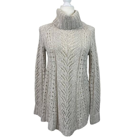 Anthropologie Sleeping On Snow Women's Small Eldora Wool Blend Knit Sweater - Picture 1 of 10
